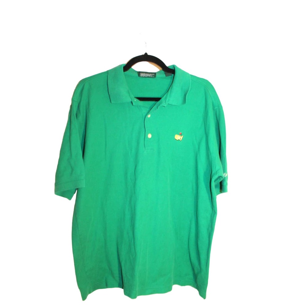 Masters Collection Men's Green Pique Knit SS Polo sz L